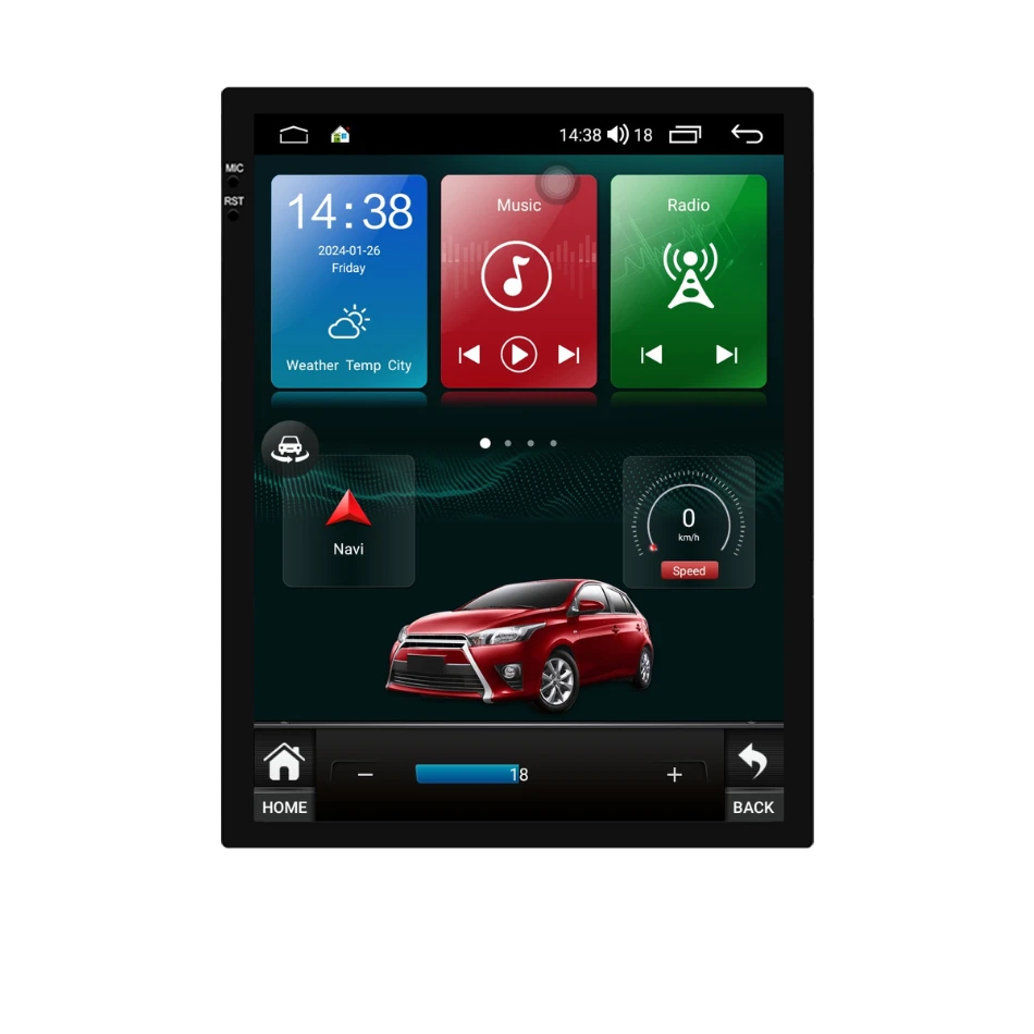 MÀN HÌNH TESLA TS11 MORCAR LIỀN CAMERA 360