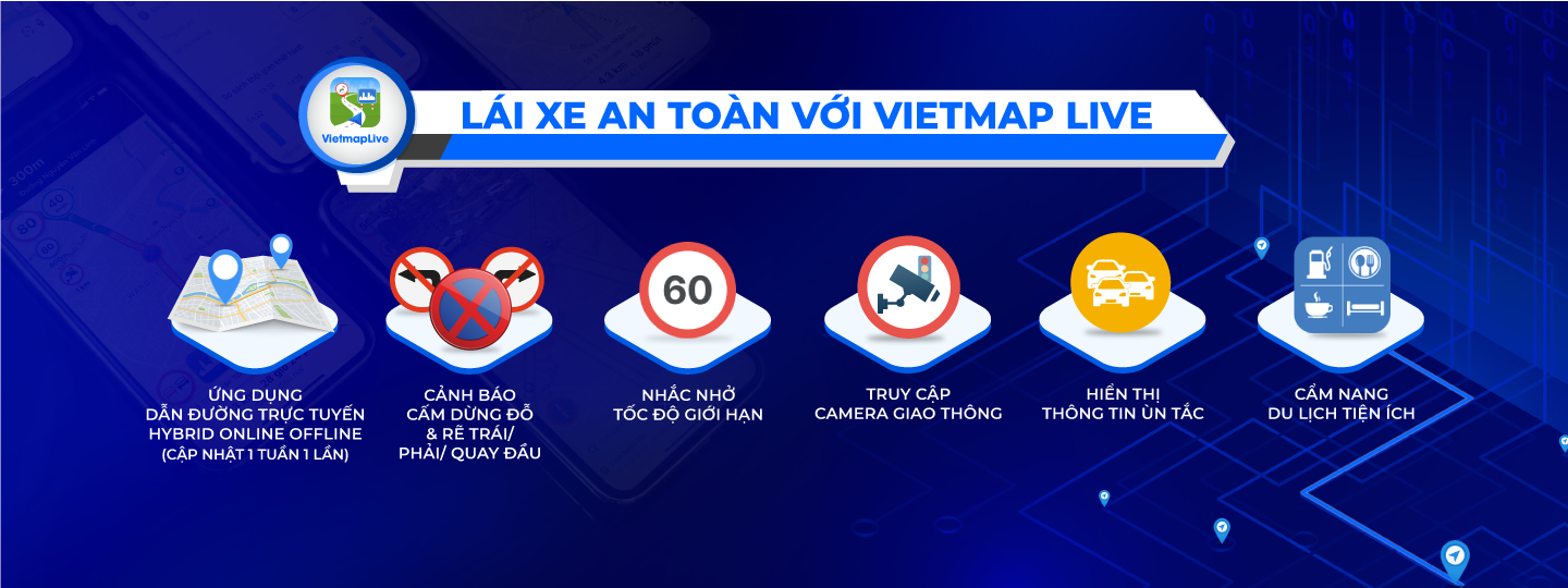 Vietmap Live - Bản đồ dẫn đường và cảnh báo thông tin giao thông bằng giọng nói